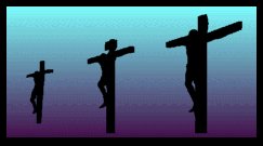 Picture of three crosses